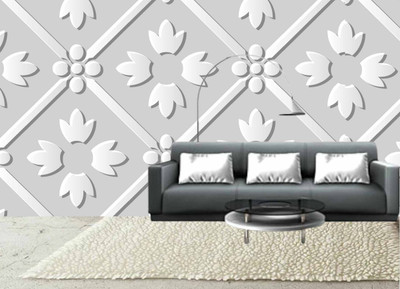 bpgraphics Vinyl Classics Grey Wallpaper(L x W: 228.4 cm x 40.64 cm)
