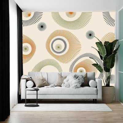 wallpics Vinyl Abstract Multicolor Wallpaper(L x W: 200 cm x 35 cm)