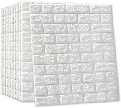 Ingorala Embossed Architecture White Wallpaper(L x W: 77 cm x 77 cm)