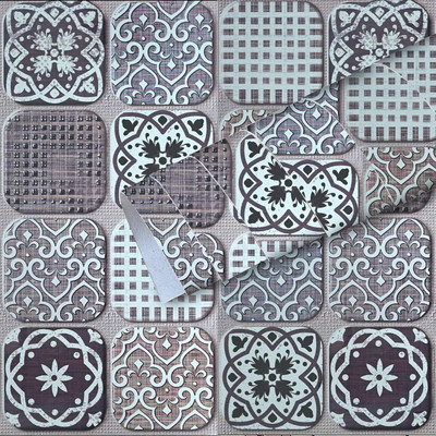 YOGVAYNA 12000 cm Retro Multi Wallpaper Self Adhesive Sticker(Pack of 1)