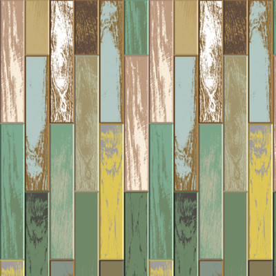 PrintCrown Architecture Green Wallpaper(244 cm x 41 cm)