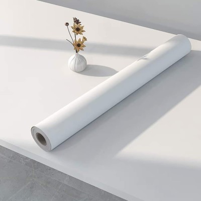 Wallmate Decorative White Wallpaper(60 cm x 213.36 cm)