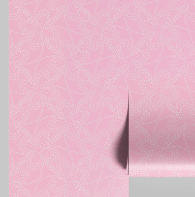 S4Sassy Vinyl Abstract Pink Wallpaper(L x W: 609 cm x 63 cm)