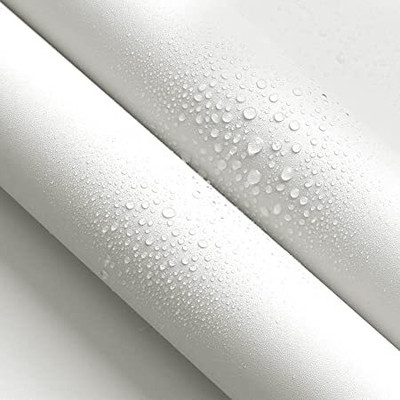 ambdded Vinyl Decorative White Wallpaper(L x W: 200 cm x 60 cm)