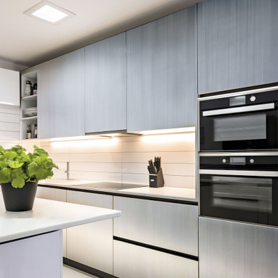 Cottage Crafts Vinyl Abstract Silver Wallpaper(L x W: 60.96 cm x 243.84 cm)