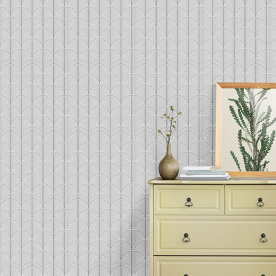 texoro Architecture Grey Wallpaper(230 cm x 41 cm)