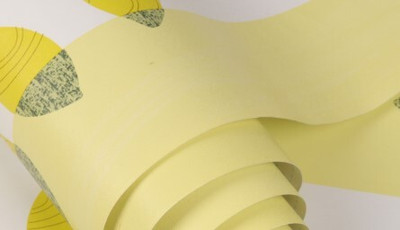 Hayaa Enterprise Decorative Yellow Wallpaper(100 cm x 45 cm)
