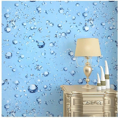 KAAF Vinyl Nature Blue Wallpaper(L x W: 1000 cm x 45 cm)