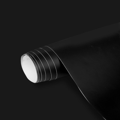 WALLNEST Vinyl Abstract Black Wallpaper(L x W: 60.96 cm x 243.84 cm)