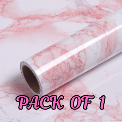 hias Foils Decorative Pink Wallpaper(L x W: 60 cm x 200 cm)