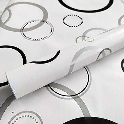 HOMEMATES Vinyl Decorative Multicolor Wallpaper(L x W: 304.8 cm x 45.72 cm)