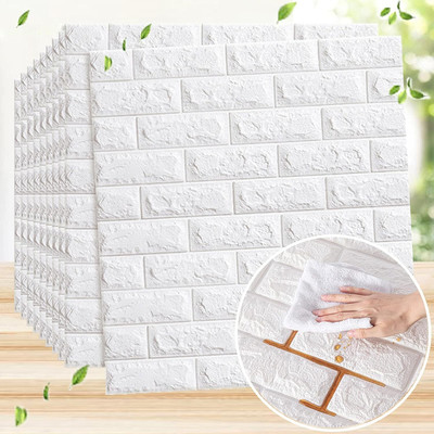 FLETIX Classics White Wallpaper(70 cm x 77 cm, Pack of 5)