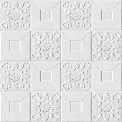 Nasmodo Paper Historical Places White Wallpaper(L x W: 70 cm x 70 cm)