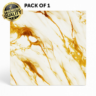 VRTREND PVC Abstract White, Gold Wallpaper(L x W: 30 cm x 30 cm)