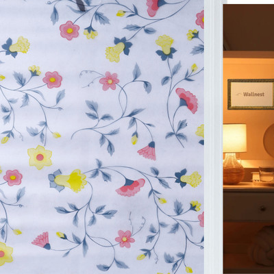 WALLNEST Vinyl Nature Multicolor Wallpaper(L x W: 60.96 cm x 304.8 cm)