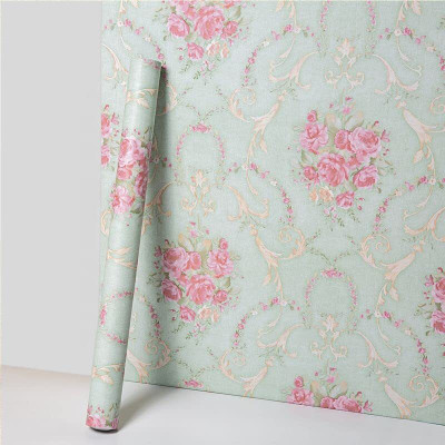 Sunavi Fabric, Vinyl Decorative Pink Wallpaper(L x W: 500 cm x 45 cm)