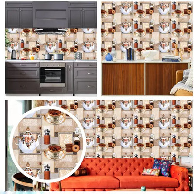VWALL Abstract Multicolor Wallpaper(230 cm x 40 cm)