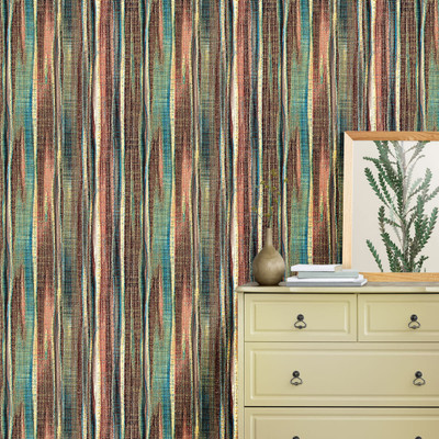 Guru Production Vinyl Architecture Multicolor Wallpaper(L x W: 244 cm x 41 cm)