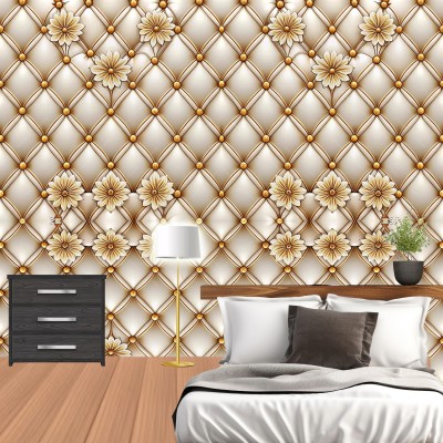 VWALL Abstract Gold Wallpaper(230 cm x 40 cm)