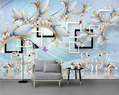 Guru Production Vinyl Classics Multicolor Wallpaper(L x W: 127 cm x 40 cm)