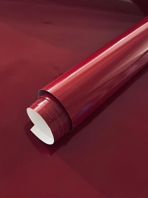 WALLNEST Abstract Maroon Wallpaper(60.96 cm x 304.8 cm)