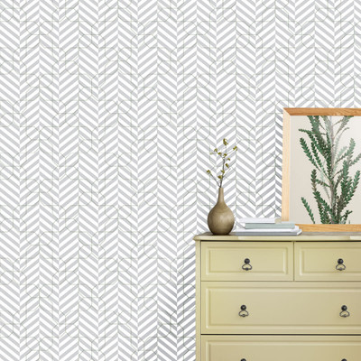 Guru Production Vinyl Architecture Grey Wallpaper(L x W: 244 cm x 41 cm)
