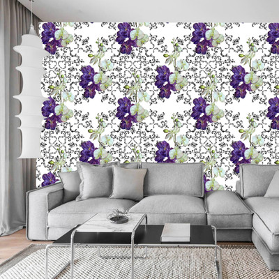 Guru Production Vinyl Decorative Multicolor Wallpaper(L x W: 230 cm x 41 cm)