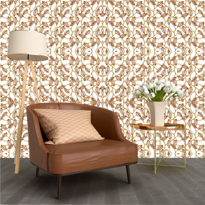 VWALL Abstract Multicolor Wallpaper(230 cm x 40 cm)