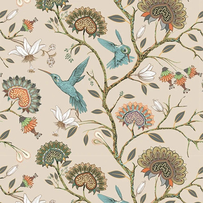Guru Production Vinyl Nature Multicolor Wallpaper(L x W: 1000 cm x 45 cm)