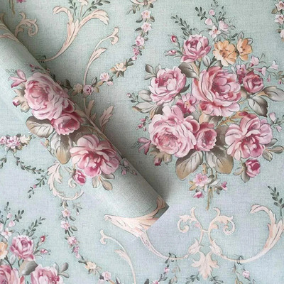 romj Vinyl Art & Paintings Green Wallpaper(L x W: 600 cm x 45 cm)