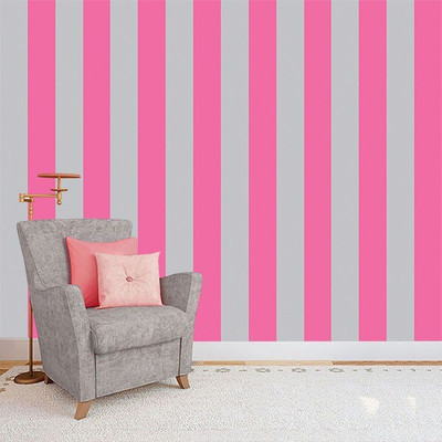 Creative Print Solution Vinyl Abstract Multicolor Wallpaper(L x W: 244 cm x 41 cm)
