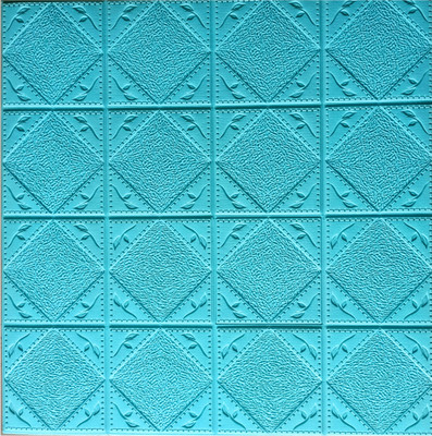Ansari Decor Vinyl Decorative Blue Wallpaper(L x W: 70 cm x 70 cm)