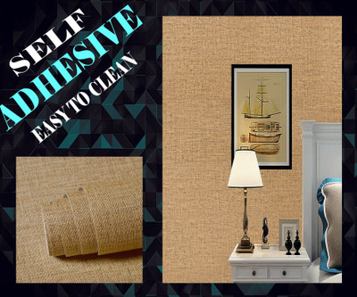 WALLVEAR Vinyl Architecture Brown Wallpaper(L x W: 500 cm x 45 cm)