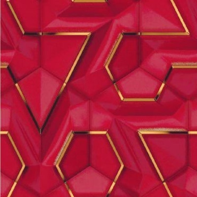 GVSHOPPE Classics Red Wallpaper(600 cm x 45 cm)