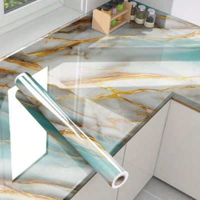 LAVEK Vinyl Abstract Multicolor Wallpaper(L x W: 60 cm x 200 cm)