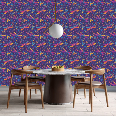 infinity interiors Floral & Botanical Multicolor Wallpaper(228 cm x 40 cm)