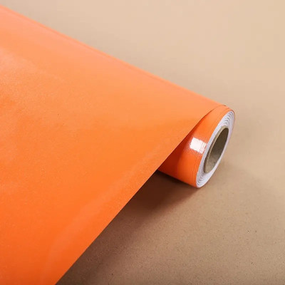 Rahul Enterprises Decorative Orange Wallpaper(121 cm x 60 cm)