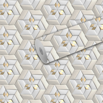 B N PRINT Abstract Multicolor Wallpaper(244 cm x 40 cm)