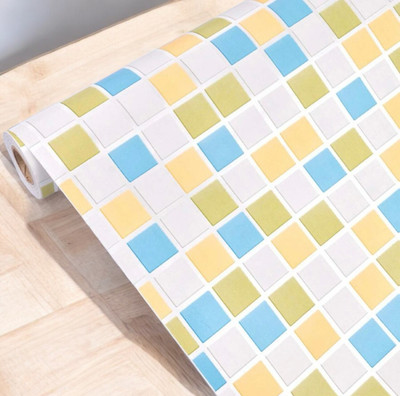 vintaze Abstract Multicolor Wallpaper(601 cm x 45 cm)