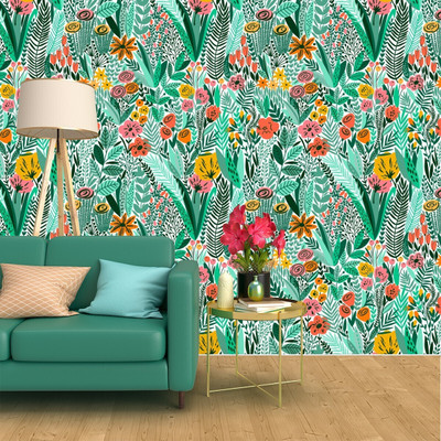 Imagine Printing Solutions Vinyl Decorative Multicolor Wallpaper(L x W: 228 cm x 40 cm)