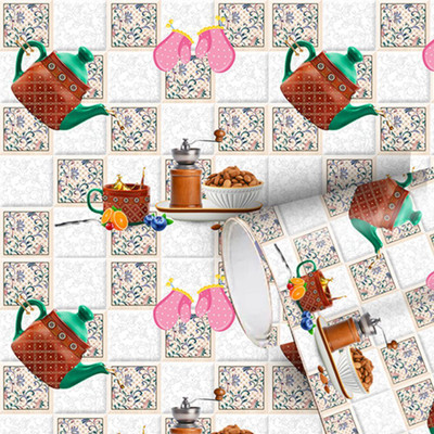 Decoreehouse Vinyl Classics Brown Wallpaper(L x W: 200 cm x 40 cm)