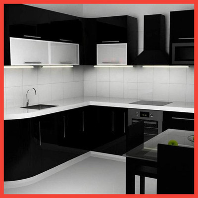 SOJITRA EXPORT Vinyl Abstract Black Wallpaper(L x W: 200 cm x 60 cm)