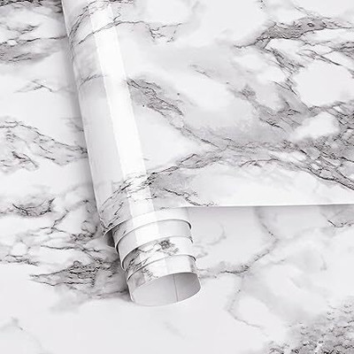 Prixzon Vinyl Classics White Wallpaper(L x W: 200 cm x 60 cm)