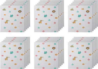 KUBER INDUSTRIES Decorative White Wallpaper(70 cm x 70 cm, Pack of 30)
