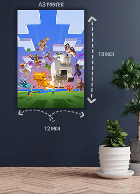 craft maniacs Paper Gaming Multicolor Wallpaper(L x W: 12 cm x 18 cm)