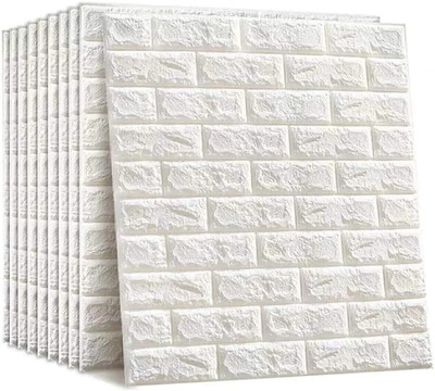 wewell Decorative White Wallpaper(79 cm x 77 cm)