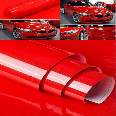 Vinylzone Wrap for Car & Bike(Red)