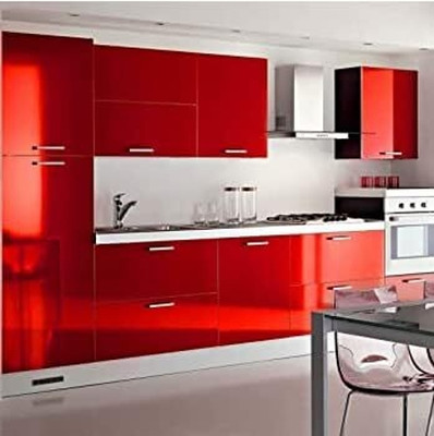 SUPERFAB Decorative Red Wallpaper(121.92 cm x 60 cm)