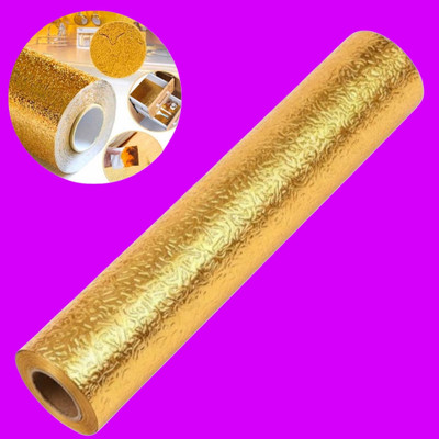 AirSoft Vinyl Architecture Gold Wallpaper(L x W: 200 cm x 60 cm)