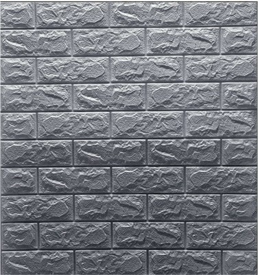 Tlismi Decorative Black Wallpaper(77 cm x 70 cm, Pack of 4)